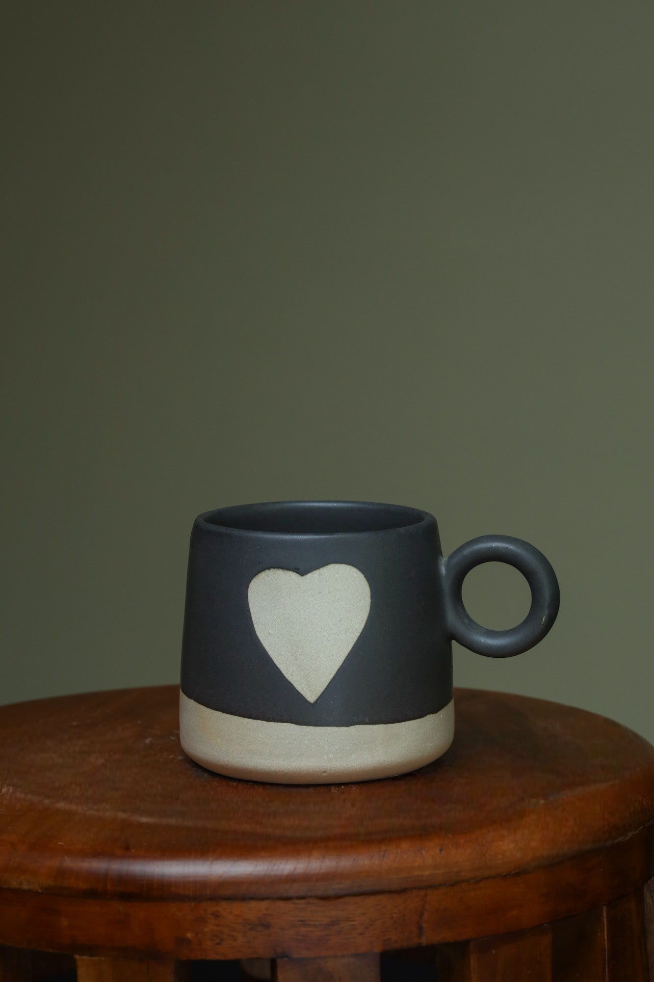 Quirky "Say It with Love" black & white Cups