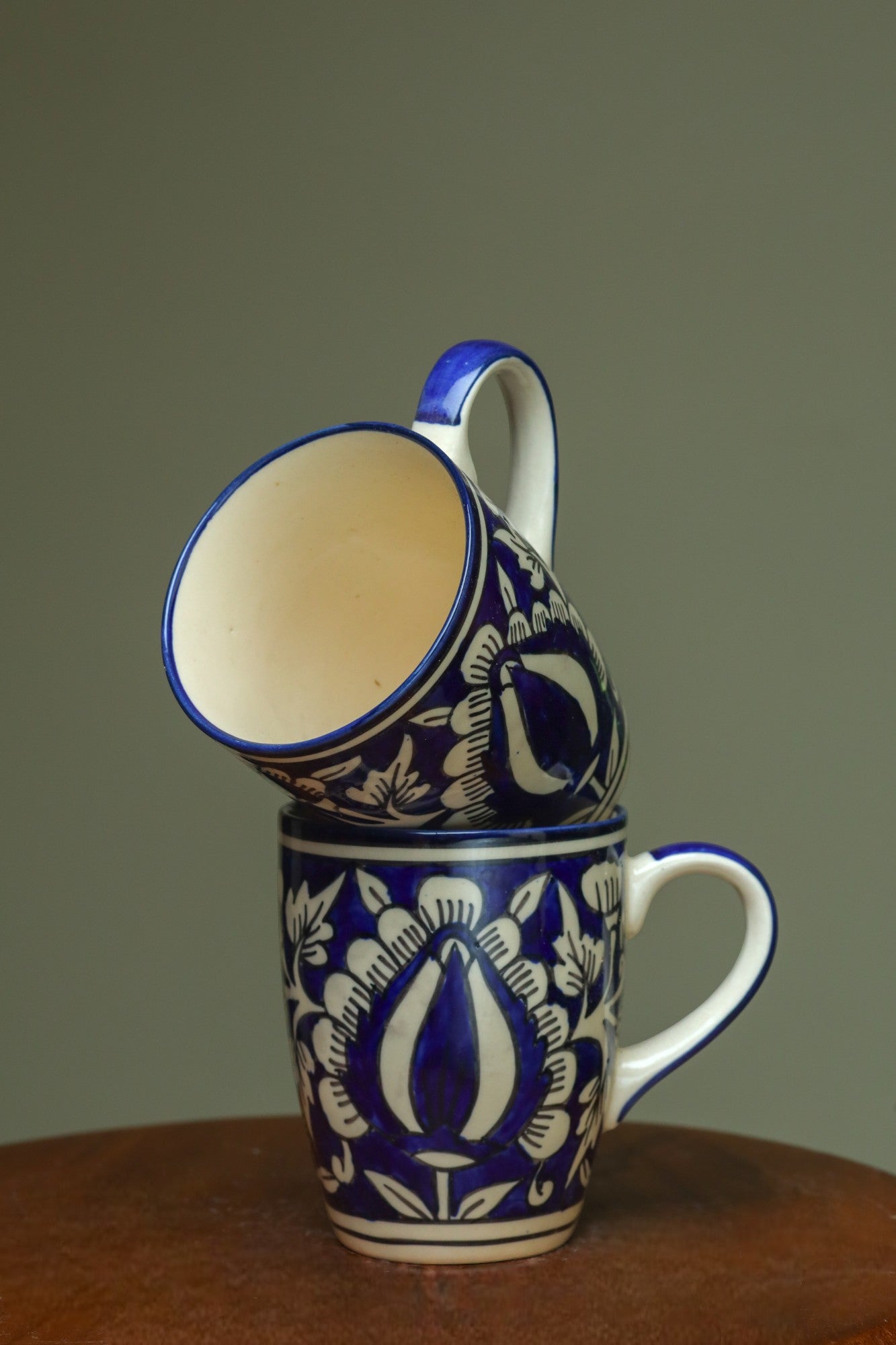 Peacock-Inspired Mugs