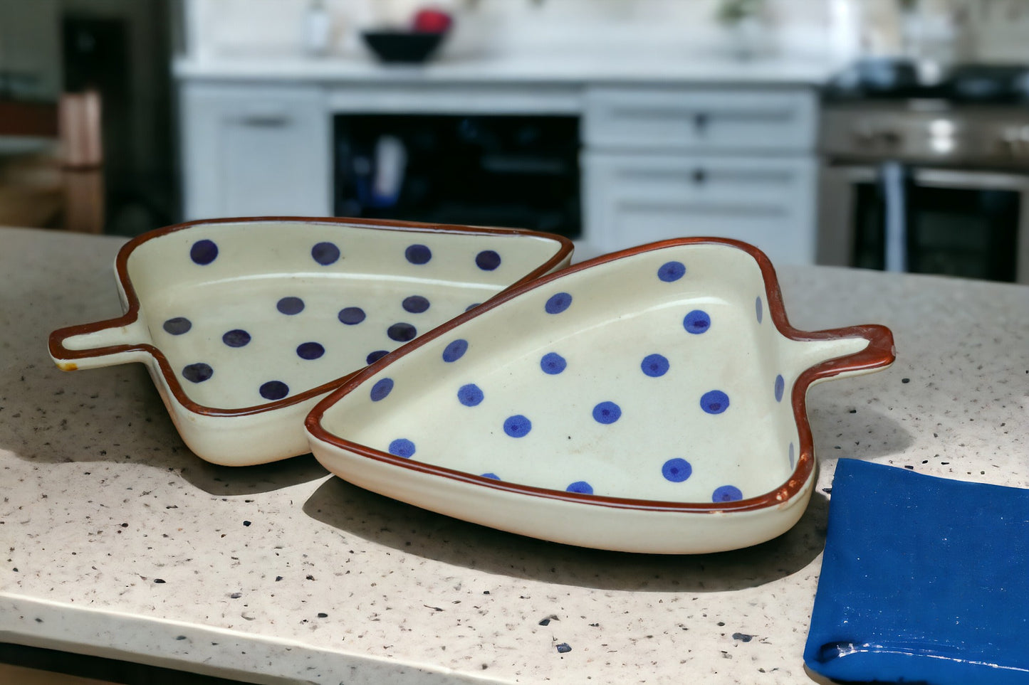 Leaf shaped snack Plate