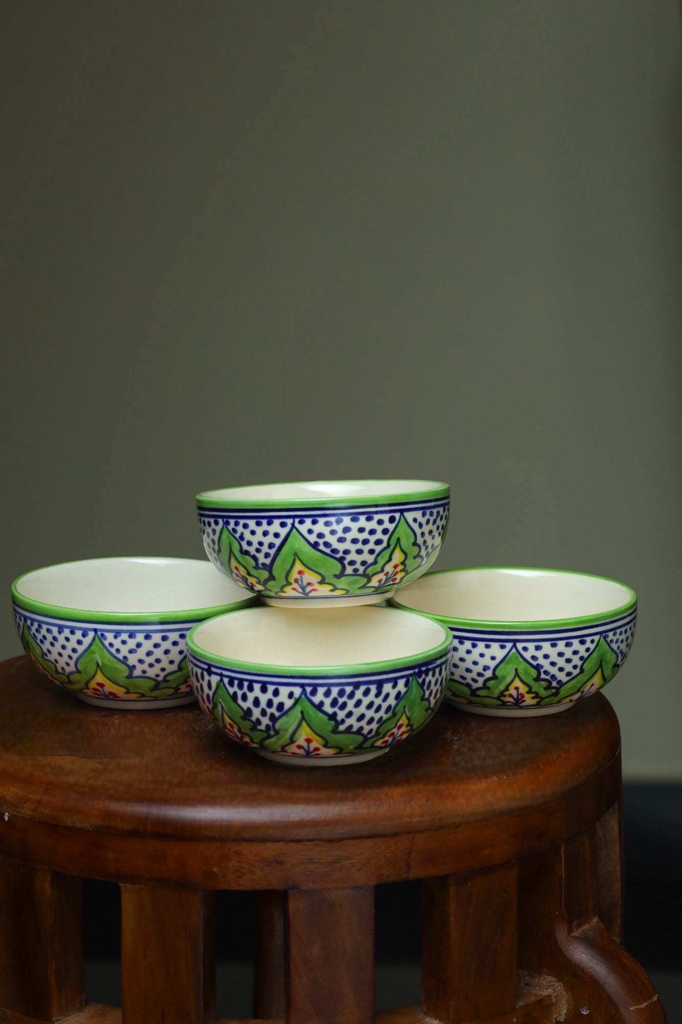 Green Katori (Set of 2)