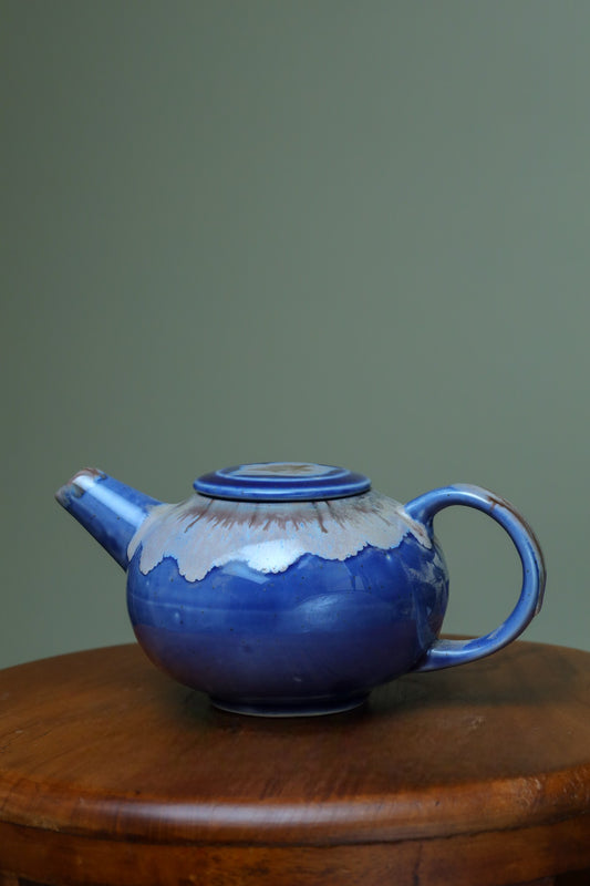 Antique Blue Milk Kettle