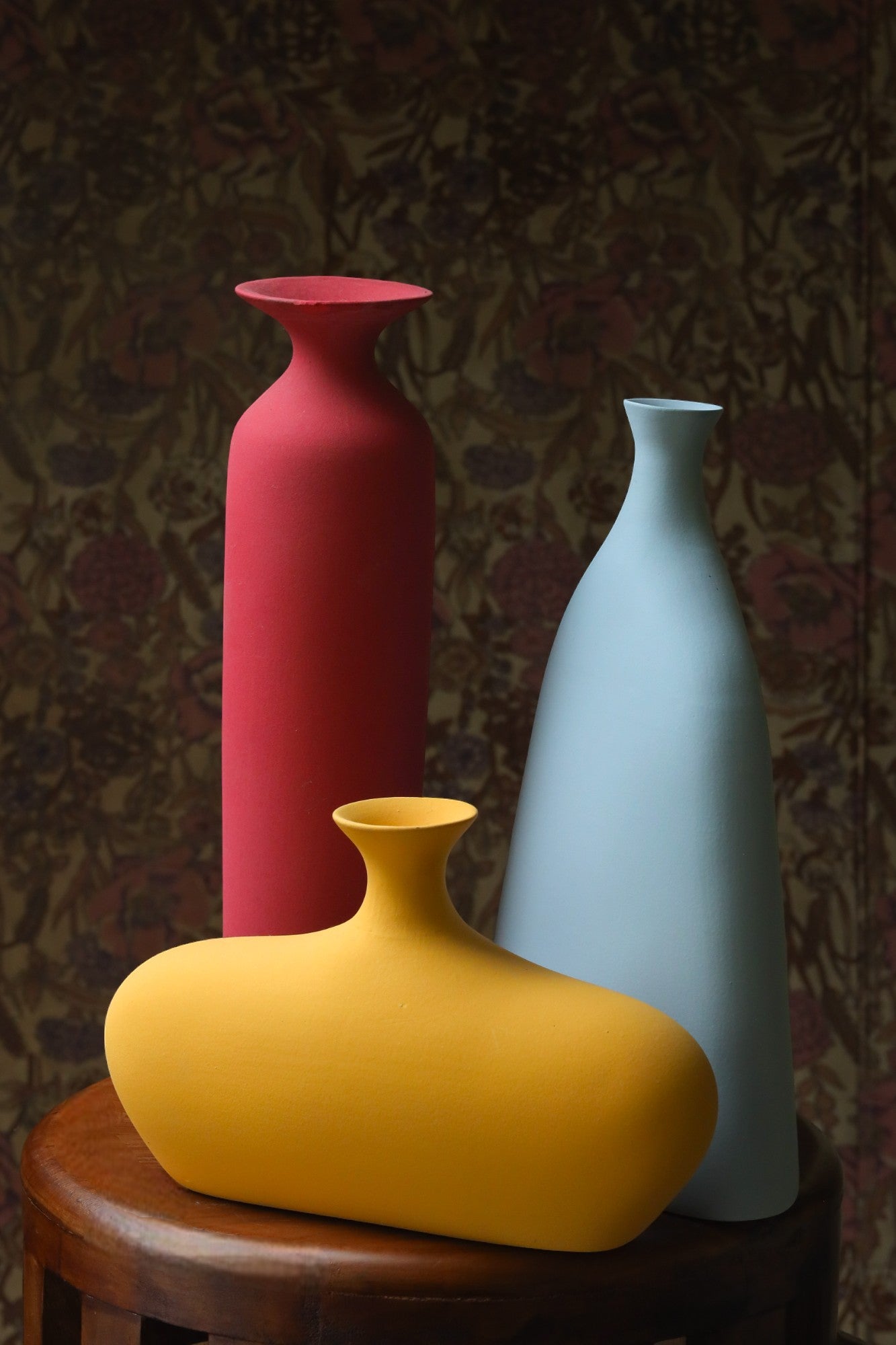 Vibrant 3-in-1 Combo Flower Vase