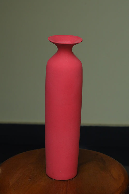 Red Vase perfect for Pampas