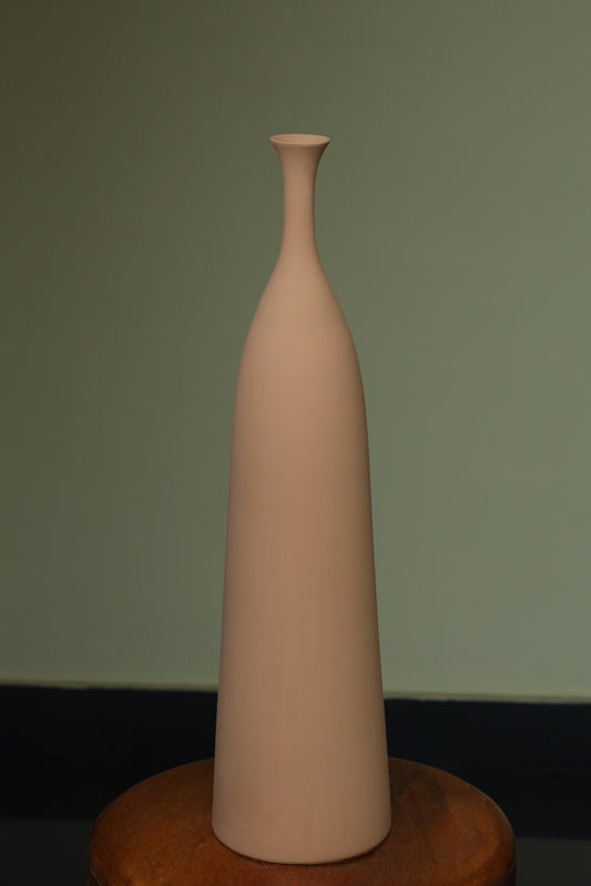 Tall Bottle shaped brown Vase