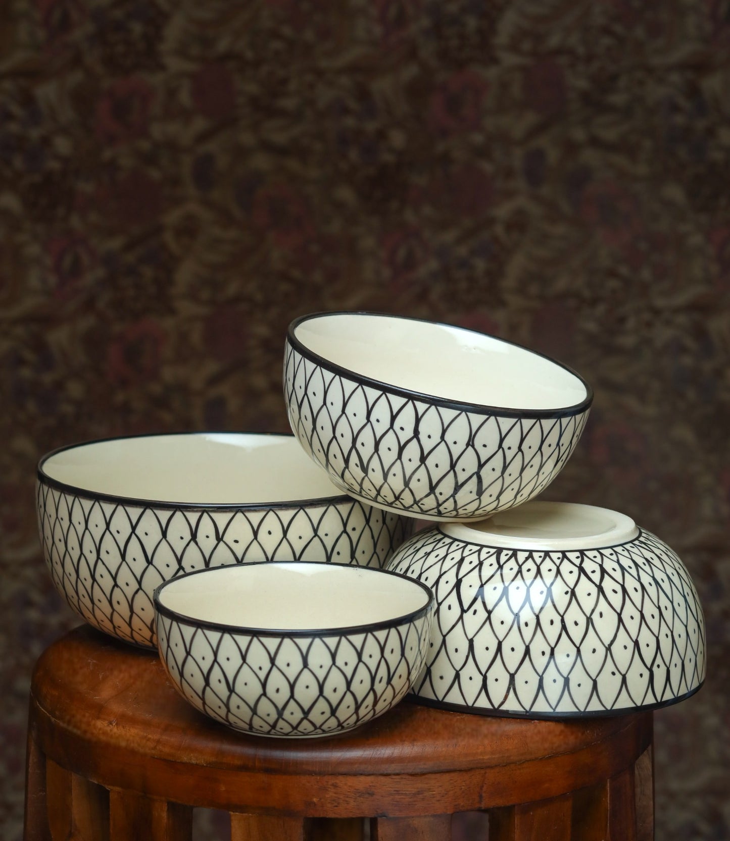 Striped Bowls - Set of 4