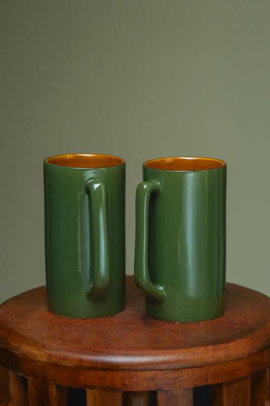 Stylish  Green Beer Mugs