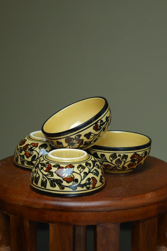 Antique floral Katoris (Set of 2)