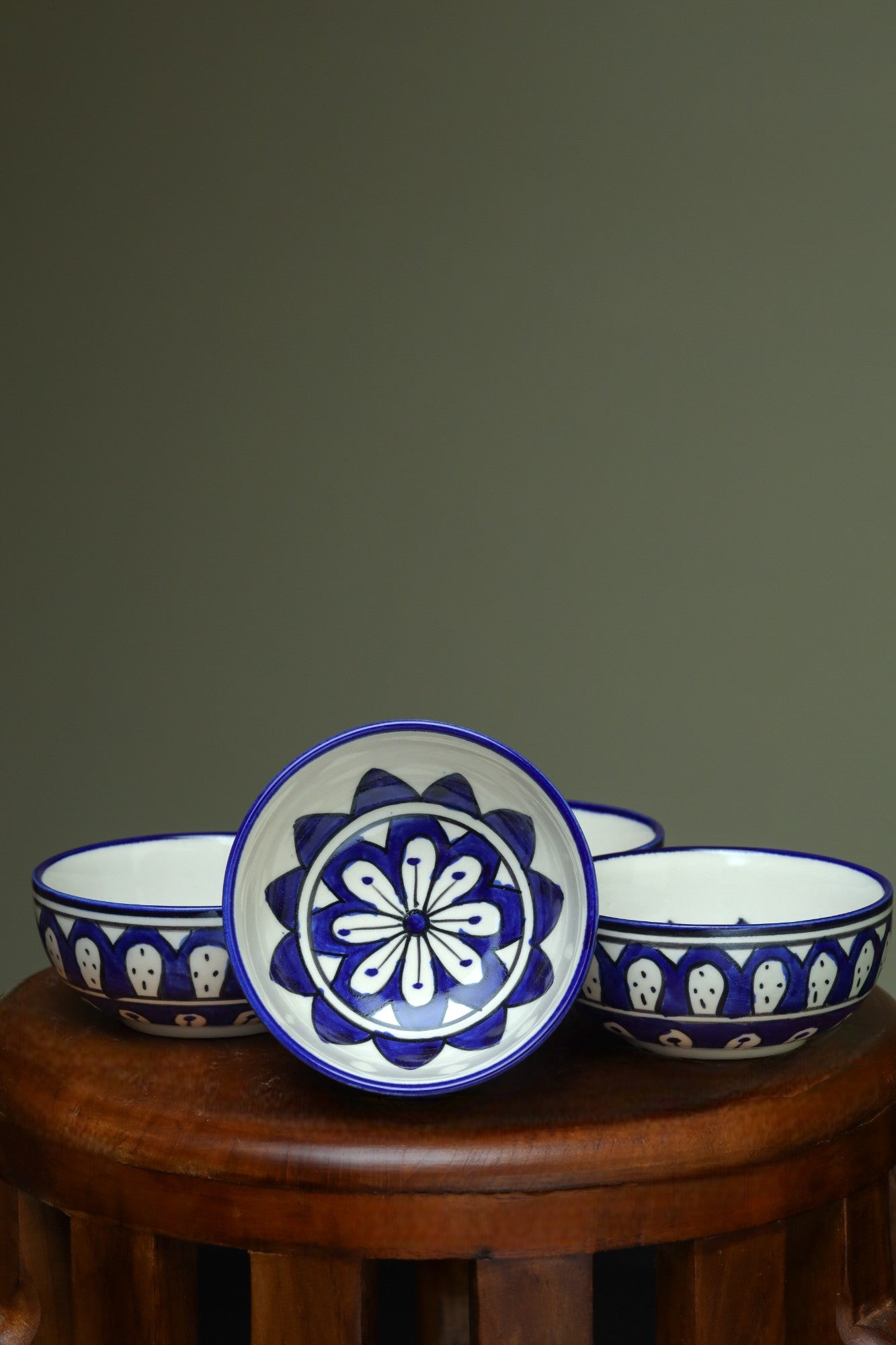 Blue & White katoris (Set of 2)