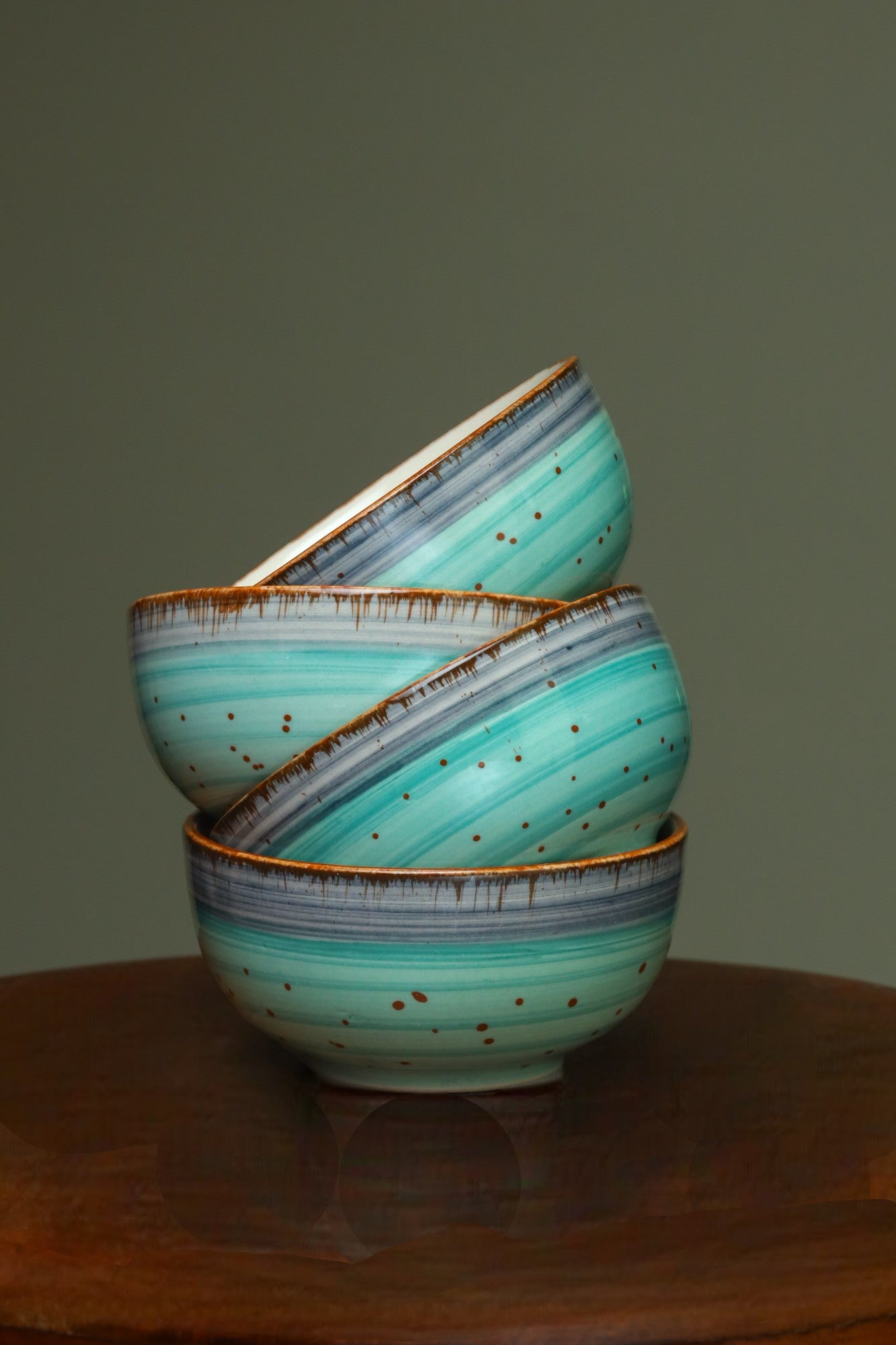 Blue & White antique Katoris (Set of 2)