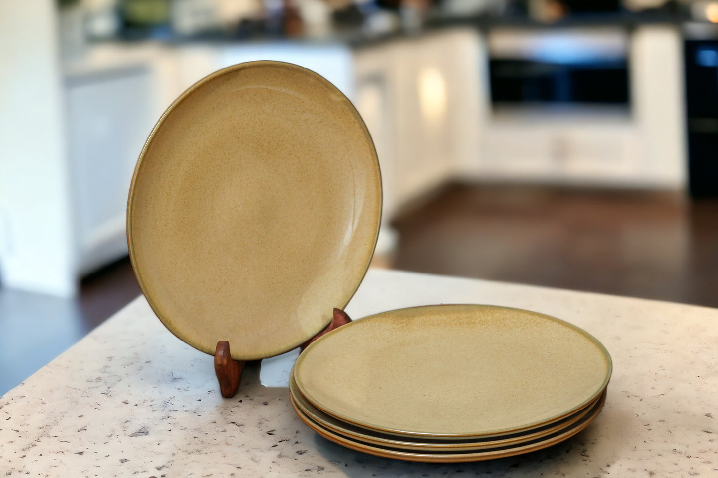 Brown vintage Dinner Plate