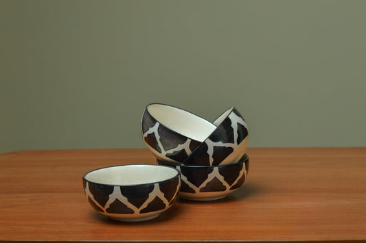 Monochrome Katori (Set of 2)